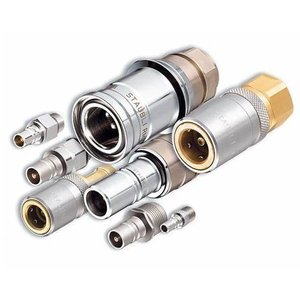Raccord de tuyauterie Staubli RMI09.5102JV à connexion rapide en acier, fileté industriel - Product Image 3