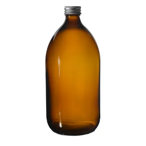 زجاجة زجاج لون العنبر 50cl للطب