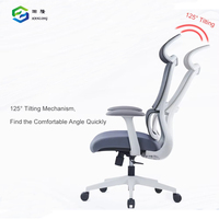 Chaise de directeur robuste chaise de bureau en maille ergonomique pivotante à dossier haut