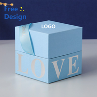 Boîte d'emballage rigide personnalisée avec logo imprimé, écologique, gaufrage et dorure à chaud pour bijoux, parfums, bougies, portefeuilles - Style très tendance