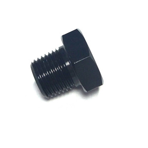 Tapón de Aluminio CNC de Precisión 1/8 NPT |   Acabado Anodizado Negro |   Aleación de Alta Resistencia AL6061-T6 |   Sellador de Conexiones de Tuberías Industriales - Product Image 6