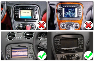 DUDUAUTO Lettore DVD per Auto Android con Schermo QLED da 9 Pollici 2K, Navigazione GPS per <span class=keywords><strong>Mercedes</strong></span> SL <span class=keywords><strong>R230</strong></span> SL350 SL500 SL55 SL600 SL65 2001-2007 - Product Image 6