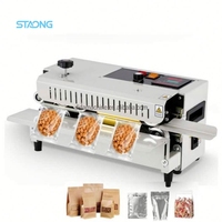 Machine de scellage horizontale à bande continue pour service client en direct, scellage automatique des sacs en plastique