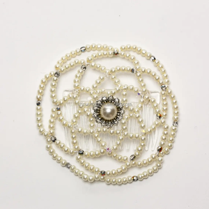 <span class=keywords><strong>Kippa</strong></span> personnalisée pour femmes, fabriquée à la main avec des perles, fil de cristal, pour femmes, Bat Mitzvah, couvre-chef de la synagogue, yarmulke en perles, <span class=keywords><strong>kippa</strong></span> - Product Image 2