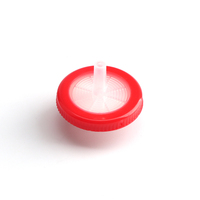 Filtro de jeringa desechable de PTFE hidrófilo de 13 mm y 0,22 μm para HPLC de laboratorio, no estéril