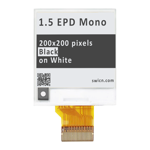 1.54 Inch Small Size Custom E Ink Epaper Display Modules 200x200 Resolution Cheap E-Paper Display