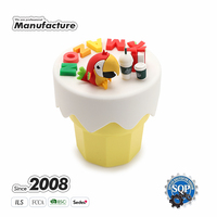 MOQ 3000 pièces OEM ODM Personnalisé Couvercles de tasses en silicone 3D Fabricant de couvercles réutilisables de qualité alimentaire pour tasses à café et verres à boisson