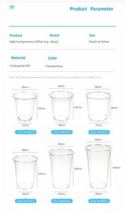 Transpp. Tè Boba, 400cc (16 Oz), pluriball, Logo personalizzato, W/paglia, Pers. Tazza di plastica - Product Image 3