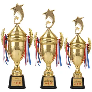 JinZun Factory price plastic trophy with star custom letters event gaming soccer trophy Customized service