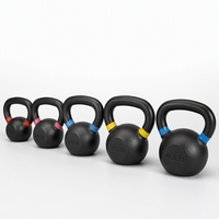Kettlebells en fonte colorées en gros pour l'entraînement de force en salle de sport