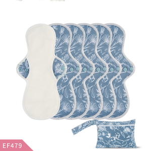 Hygiène <span class=keywords><strong>Féminine</strong></span> Menstruelle Serviette Hygiénique Bambou Éponge <span class=keywords><strong>Lavable</strong></span> Dames Période Produits D'hygiène - Product Image 1
