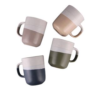 Pişirme aletleri ejderha kupa büyük ahşap saplı seramik kupa daldırma sır kemik çin kupalar - Product Image 1