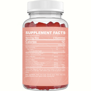 Produk pelangsing organik Garcinia Cambogia pelangsing Gummies kesehatan penurunan berat badan - Product Image 3
