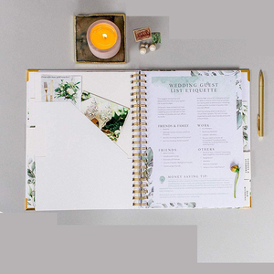 Hot Selling Hardcover Spiral Undated Planning Organiser Daily Notepad Journal Book <strong>Wedding</strong> <strong>Planner</strong> <strong>Notebook</strong> - Product Image 4
