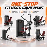 Presse à jambes multifonctionnelle en acier pour usage commercial, machine de fitness assise, équipement d'entraînement de force réglable pour salle de sport