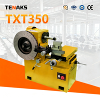 TENAKS TXT350 – Tour de rectification haute précision pour tambours et disques de frein, machine à alésage de tambours, rectifieuse de disques, équipement d'entretien automobile
