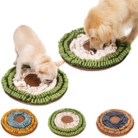 Puzzle en silicone amélioré à alimentation lente pour animaux de compagnie, bol pour nourriture, couverture d'entraînement pour chien, tapis d'entraînement et coussinets