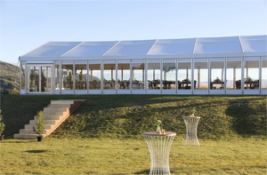 <span class=keywords><strong>Tente</strong></span> <span class=keywords><strong>de</strong></span> fête extérieure haut <span class=keywords><strong>de</strong></span> gamme pour 150 à 250 personnes, avec <span class=keywords><strong>toit</strong></span> en PVC blanc, murs en double vitrage, options d'intérieur élégantes et personnalisables - Product Image 2