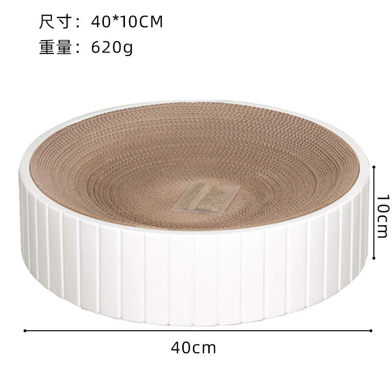 สีขาว ขนาดใหญ่ 40*40*10ซม