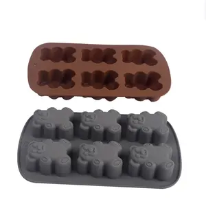 Moldes de silicone para bolos e doces de qualidade alimentar sem BPA Moldes de silicone para chocolate e ursinhos de goma