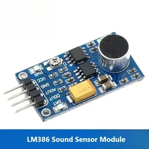 Module de capteur sonore LM386, carte de détection de commande vocale pour Arduino, projet IoT pour maison intelligente, expérience scientifique DIY - Product Image 1