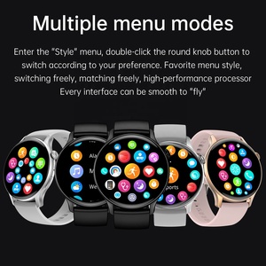 HK85 Smart Watch con schermo HD rotondo AMOLED da 1.43 "BT Call Health Monitoring AMOLED Smart Watch con funzione di visualizzazione sempre attiva - Product Image 6