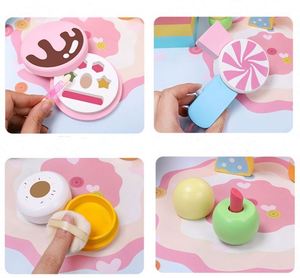 Juego de Maquillaje Mágico con Mesa y Silla, Juguete para Niñas, Tocador de Maquillaje de Madera Rosa, Juego de Imitación, Regalos Perfectos para Niñas - Product Image 5