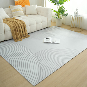 Alfombra de pelo plano de diseño moderno a rayas al por mayor de fábrica, sala de estar alfombra para, dormitorio, alfombra personalizada y alfombras de área - Product Image 4