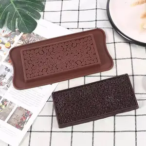 バレンタインデーチョコレート型菓子用の再利用可能なシリコン型チョコレートキャンディーベーキングフォームアクセサリー