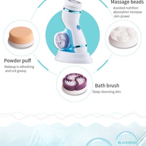 Brosse nettoyante visage multifonction étanche, système de spa portable pour le soin et la beauté du visage, brosse nettoyante électrique pour le visage - Product Image 6