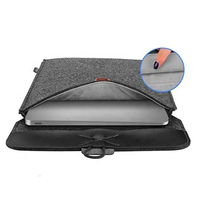 Sac de protection durable résistant à l'eau 11/13/15/17 pouces pochette de rangement pour ordinateur portable en feutre d'affaires sac de documents pour Ipad
