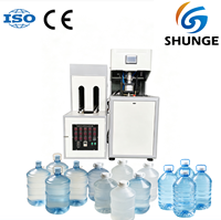 Machine de soufflage semi-automatique pour bouteilles PET de 5 gallons, pour la production de seaux de stockage d'eau et de fûts d'huile alimentaire