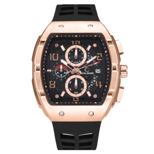 Montre <span class=keywords><strong>Seiko</strong></span> à quartz multifonctionnelle de luxe pour homme, étanche, lumineuse, nouvelle, six aiguilles, bracelet en caoutchouc 44 mm, tendance, diffusion en direct - Product Image 2