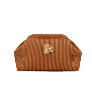 Pleated Cosmetic Bag Zipper Toiletry Pouch Polyester <b>Makeup</b> <b>Case</b> Portable Travel Organizer - Product Image 3