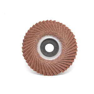 <span class=keywords><strong>Disco</strong></span> abrasivo <span class=keywords><strong>flexible</strong></span> de óxido de aluminio con aleta radial de 4 pulgadas de primera calidad para pulir y moler, personalizable OEM - Product Image 5