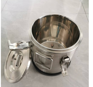DFc0708  Contenant isotherme personnalisé en acier inoxydable de 25 L à double paroi avec isolation en mousse à l'intérieur. - Product Image 2