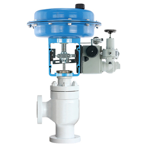 Válvula de diafragma neumática de un solo asiento con brida WCB para regulación de flujo de agua - Product Image 2