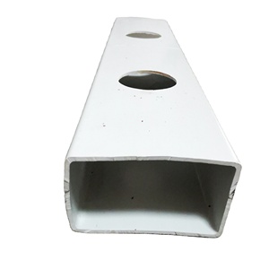 Petit et grand tube hydroponique en <span class=keywords><strong>PVC</strong></span> pour serre agricole, hangar en plastique, couverture de feuille de PC, <span class=keywords><strong>gouttière</strong></span> carrée NFT pour usage végétal, stable - Product Image 1