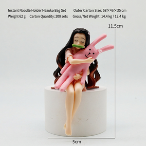 Statuetta Anime Carina in PVC, Figurina Decorativa da Scrivania Fantasy 11 cm - Product Image 5