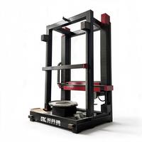 Machine de gravure verticale sur pierre personnalisable, graveuse CNC verticale 4 axes pour grande statue en pierre ronde