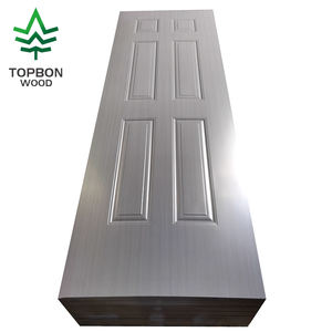 Fabricant personnalisé de haute qualité <span class=keywords><strong>moins</strong></span> <span class=keywords><strong>cher</strong></span> prix diverses couleurs placage de bois mélamine peau de porte pour la décoration intérieure - Product Image 1