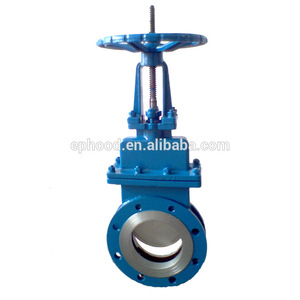 Vanne à boisseau droit en fonte grise de type couteau à eau <span class=keywords><strong>SUFA</strong></span> DN250-DN300 PN1.6Mpa, meilleure marque de vanne de Chine - Product Image 3
