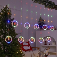 Guirlandes lumineuses en forme d'étoile à cinq branches pour Noël, décoration festive, guirlandes lumineuses étanches IP55, LED clignotantes à 8 modes, 3,5 m
