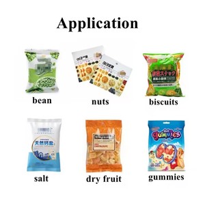 Tự động Túi nhựa 3 bên túi máy đóng gói đồ ăn nhẹ Kẹo Đậu Phộng <span class=keywords><strong>Nuts</strong></span> Hạt Gạo Hạt Đậu Hạt máy đóng gói - Product Image 2