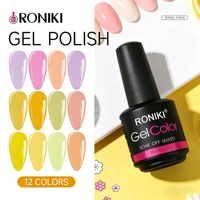 Kit de vernis à ongles semi-permanent OEM personnalisé avec logo, échantillon gratuit, 3000 couleurs, gel UV pour ongles