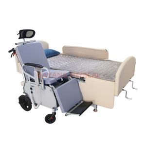 Многофункциональная больничная мебель: разборное электрическое кресло-коляска и регулируемая ручная больничная кровать для домов престарелых - Product Image 3