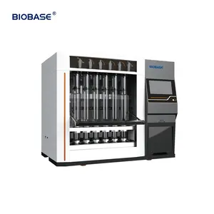 Biobase penganalisa serat, dengan waktu pemanasan pra-12 menit berat sampel 0.5-3g per buah penganalisa serat BK-F800 ramah lingkungan untuk lab