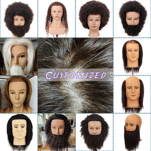 หัวหุ่นฝึกหัดหุ่นสำหรับผู้ชาย,หุ่นหัวหุ่นสำหรับช่างตัดผมปรับแต่งได้ตามต้องการ - Product Image 3