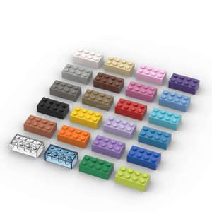 ตัวต่อ 3001 ชิ้น ขนาด 2x4 ชิ้นส่วน DIY ใช้ร่วมกับตัวต่อยี่ห้อดัง ของเล่นเสริมพัฒนาการสำหรับเด็ก - Product Image 1