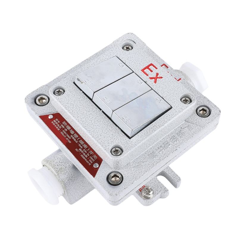 ATEX IP65 Waterproof Triple-Gang Recessed-Mounted Flame-Proof Switch ...